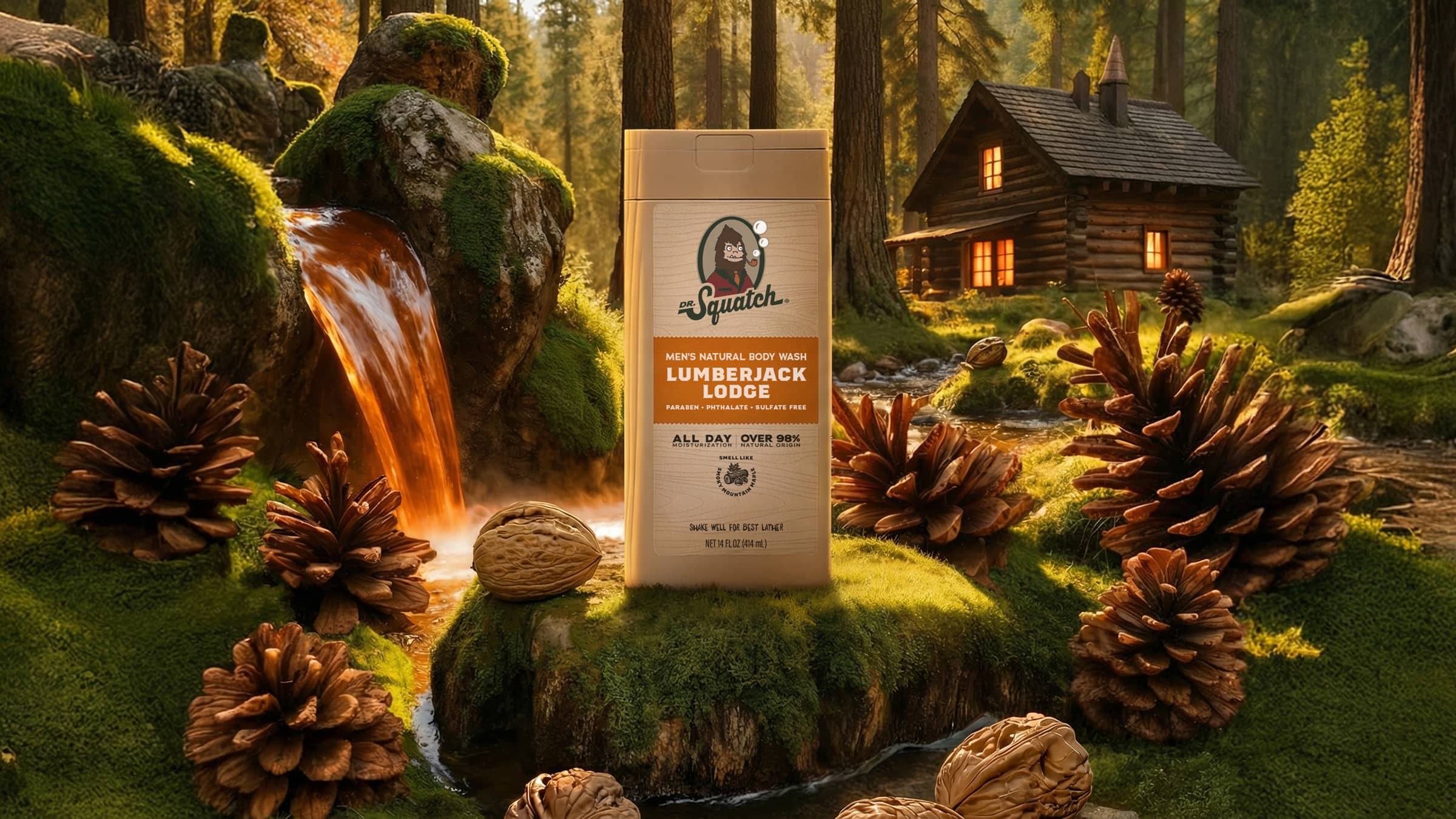 14 oz Lumberjack Lodge Body Wash - Clean Up Your Routine