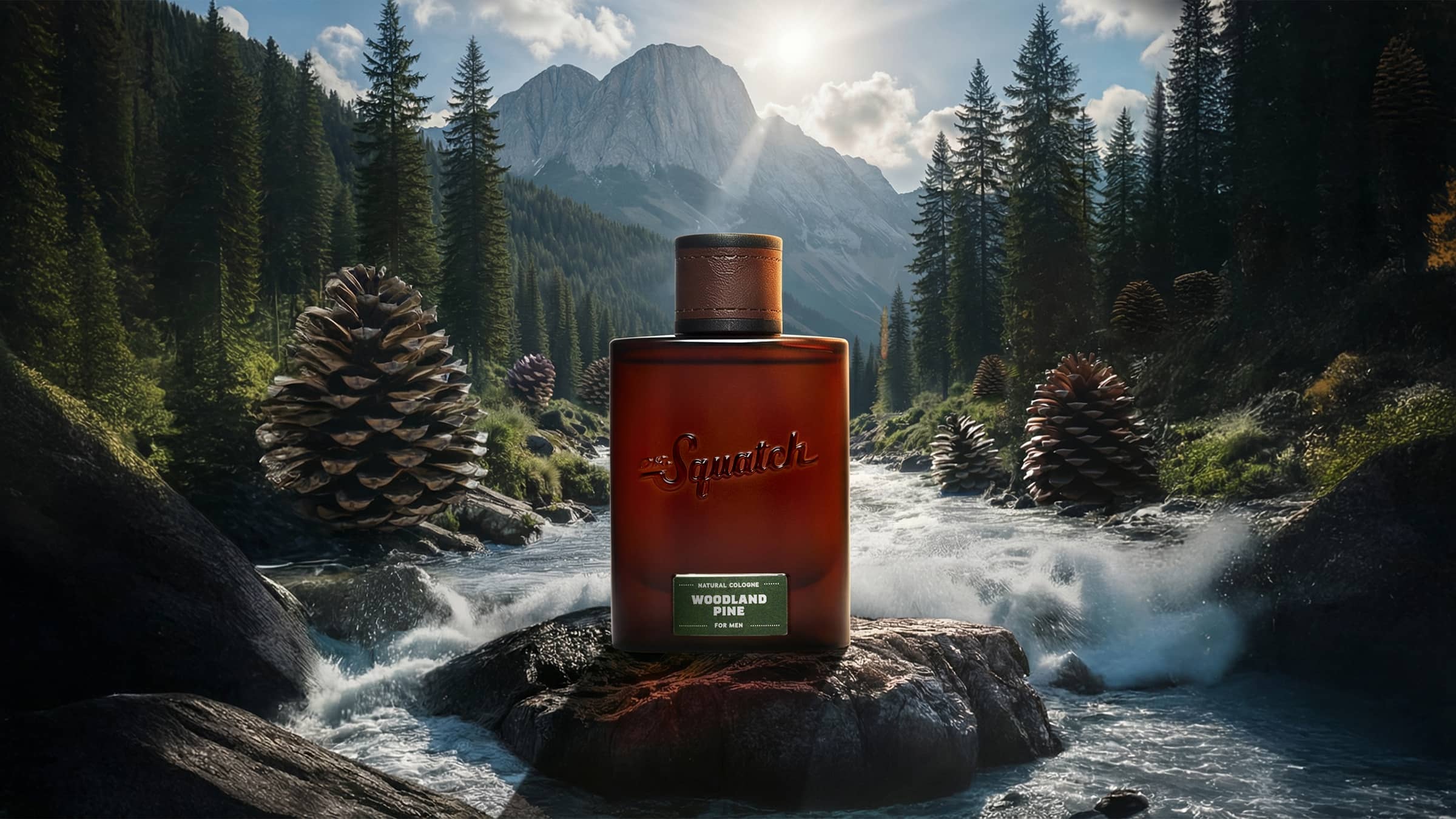 Woodland Pine Cologne - Wash Hard and Rinse Clean