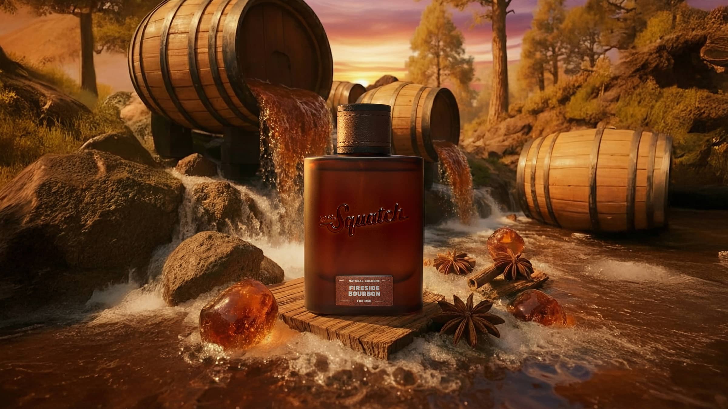 Fireside Bourbon Cologne - Clean Confidence Starts Here