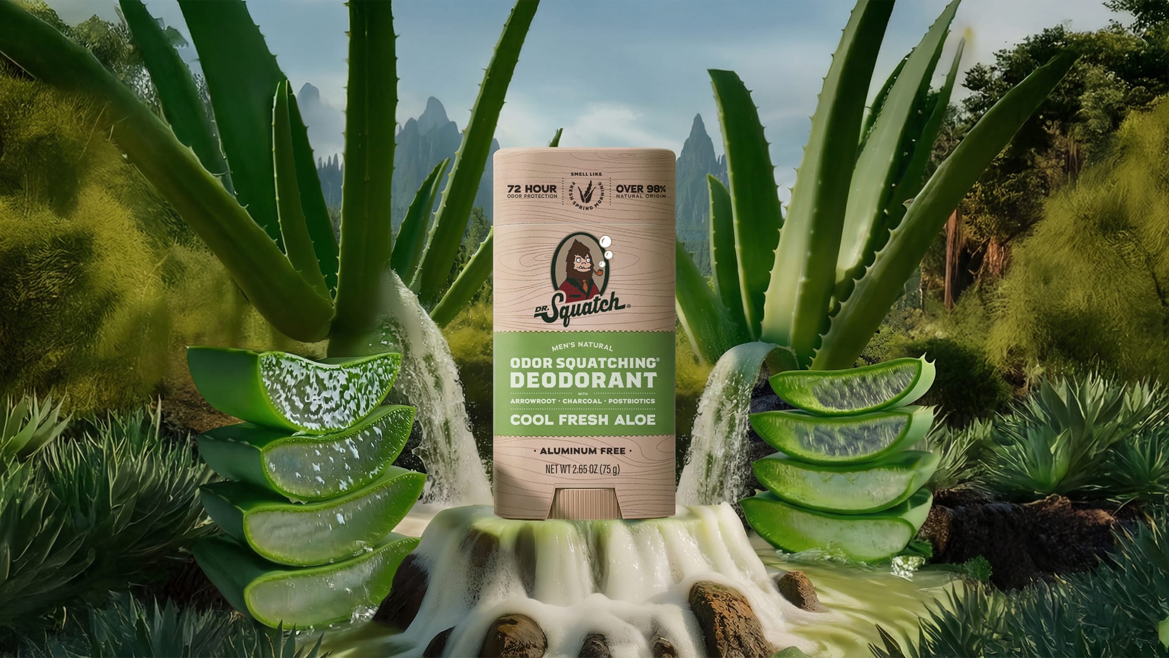 Cool Fresh Aloe Deodorant - Smell Clean and Stay Sharp