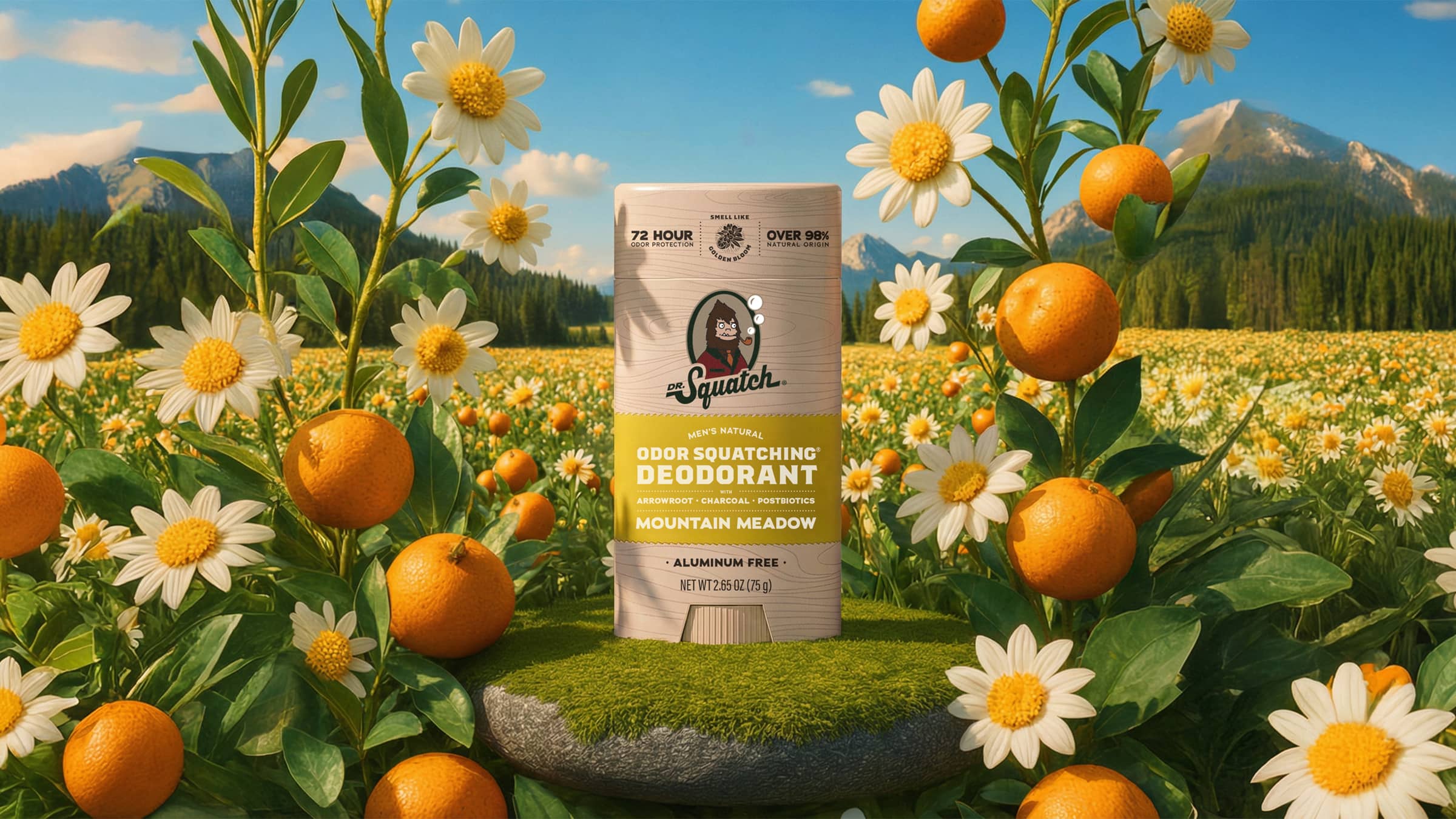 Mountain Meadow Deodorant - Shower Fresh and Guy Approved