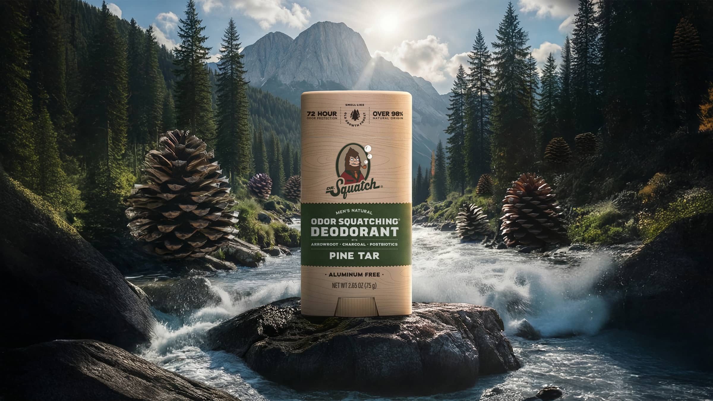 Pine Tar Deodorant - Shower Better Today
