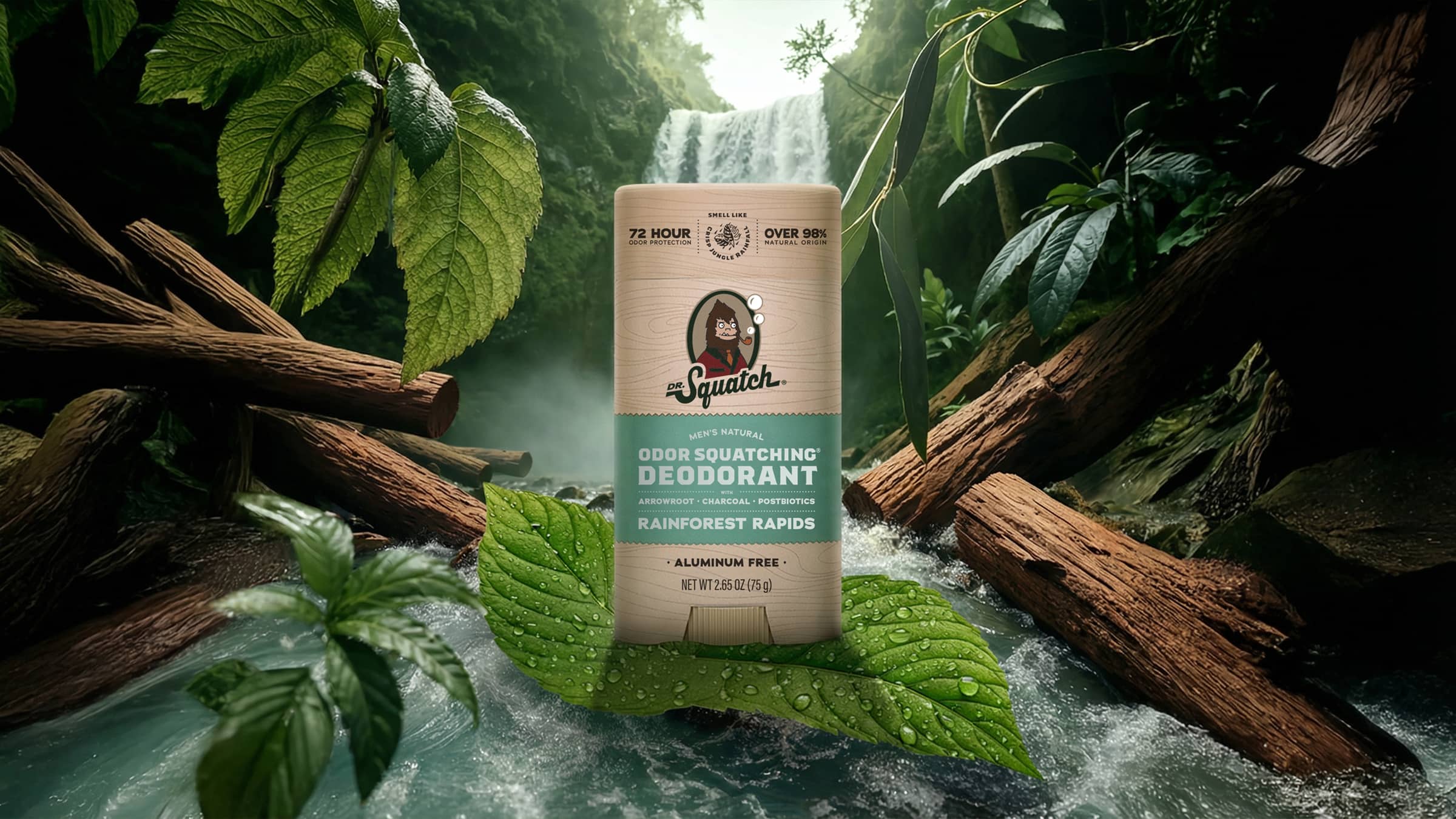 Rainforest Rapids Deodorant - Rugged Soap for Men