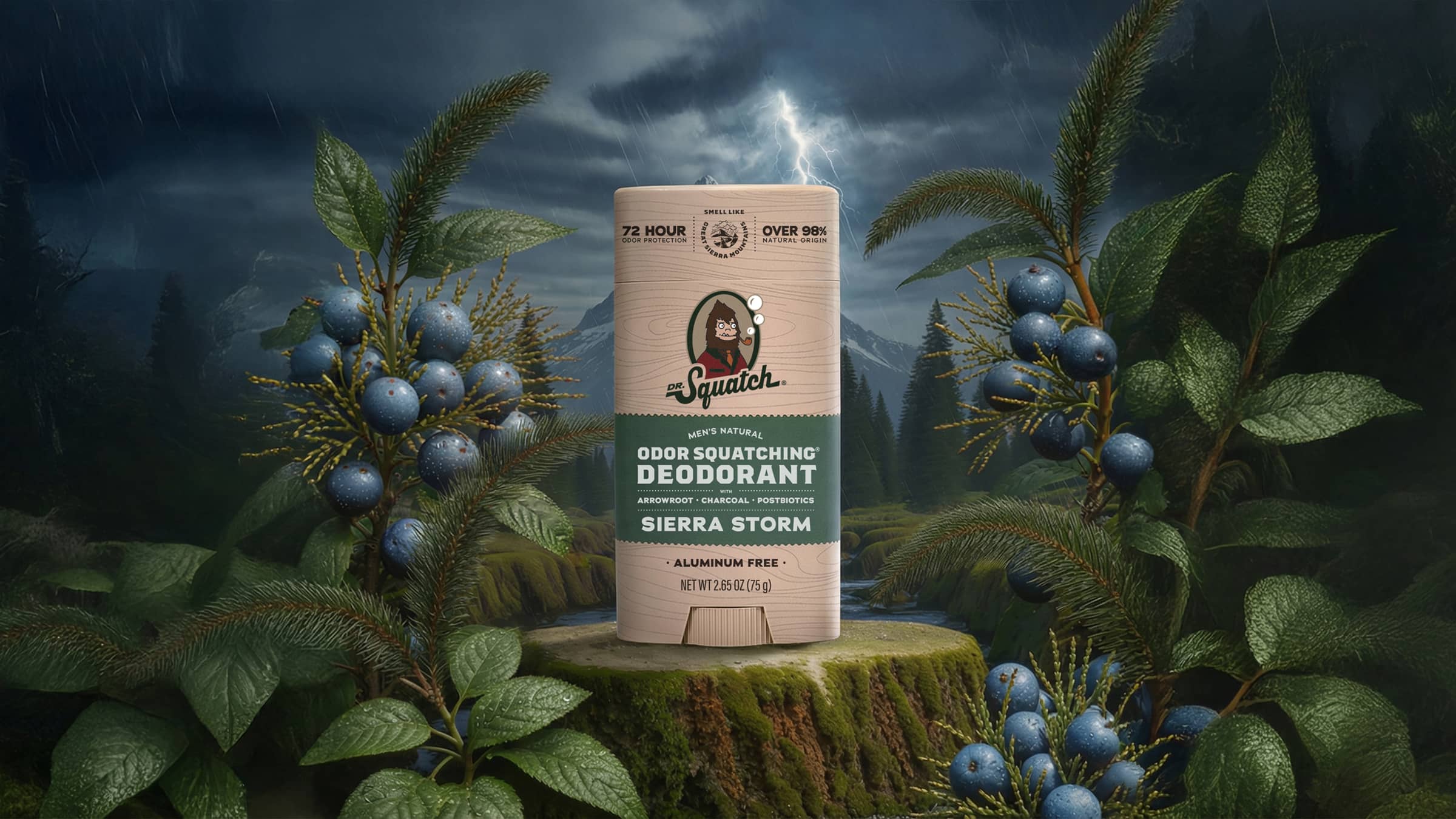 Sierra Storm Deodorant - Shower Smarter Today
