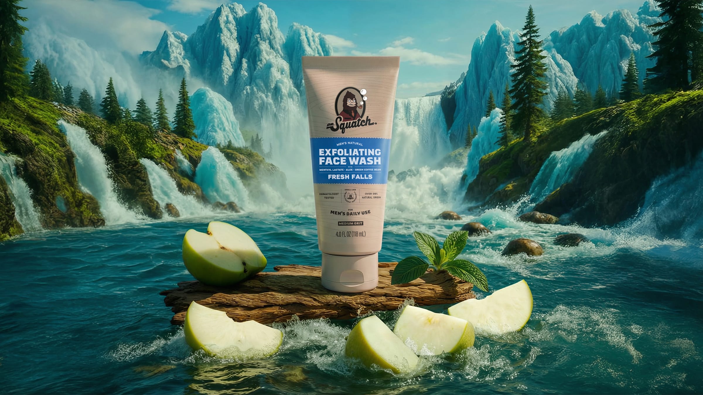 Fresh Falls Exfoliating Face Wash - Soap That Feels Like Gear