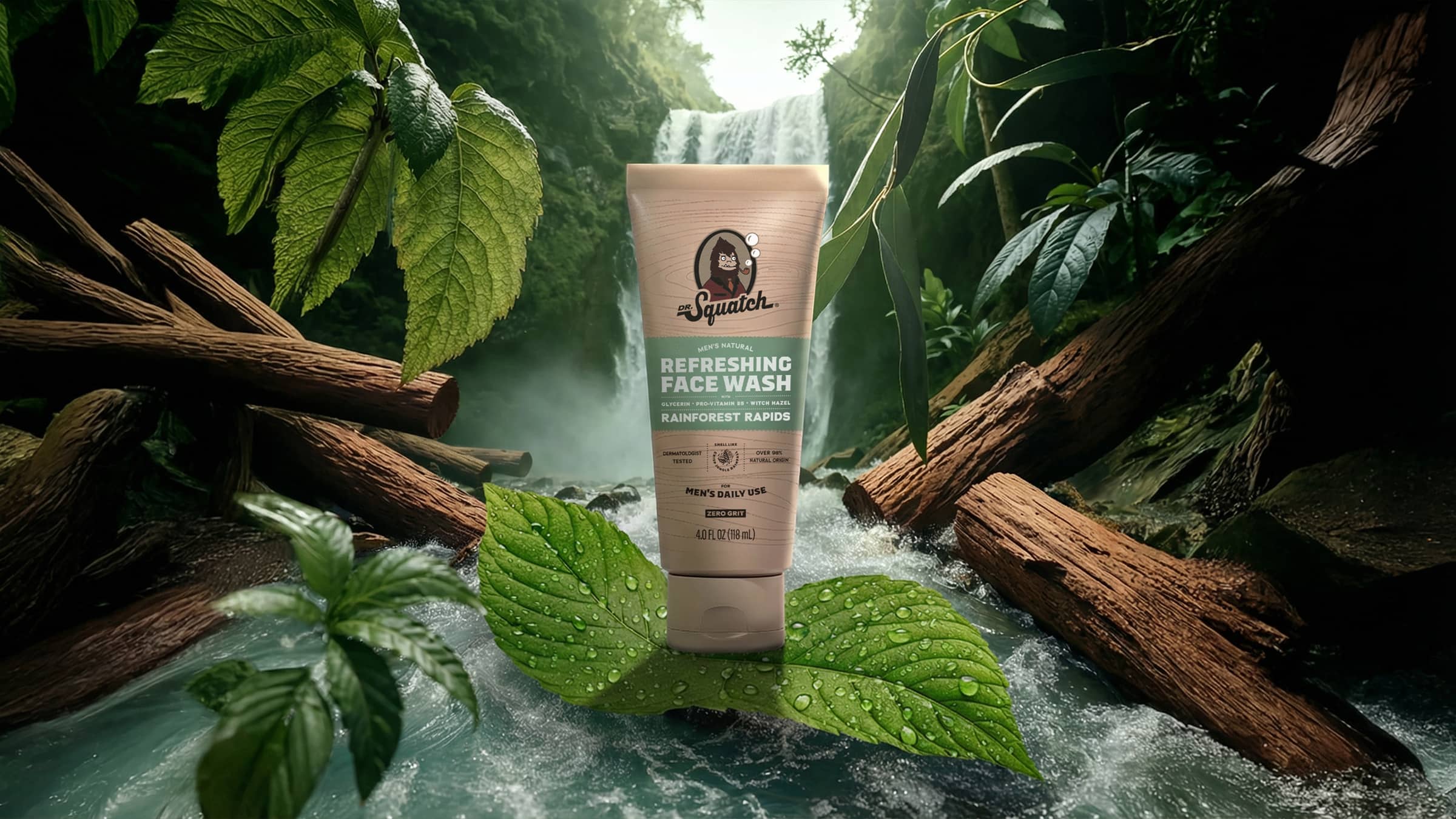 Rainforest Rapids Refreshing Face Wash - Serious Soap for Guys