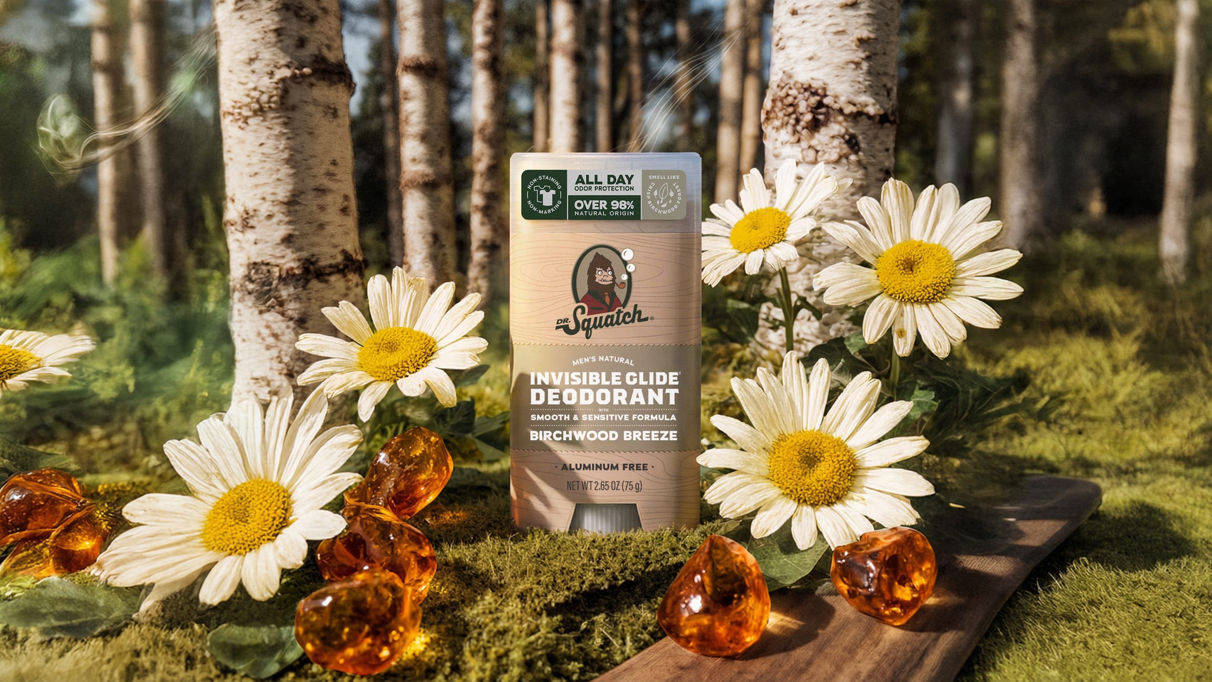 Birchwood Breeze Invisible Glide Deodorant - Give Your Shower Swagger
