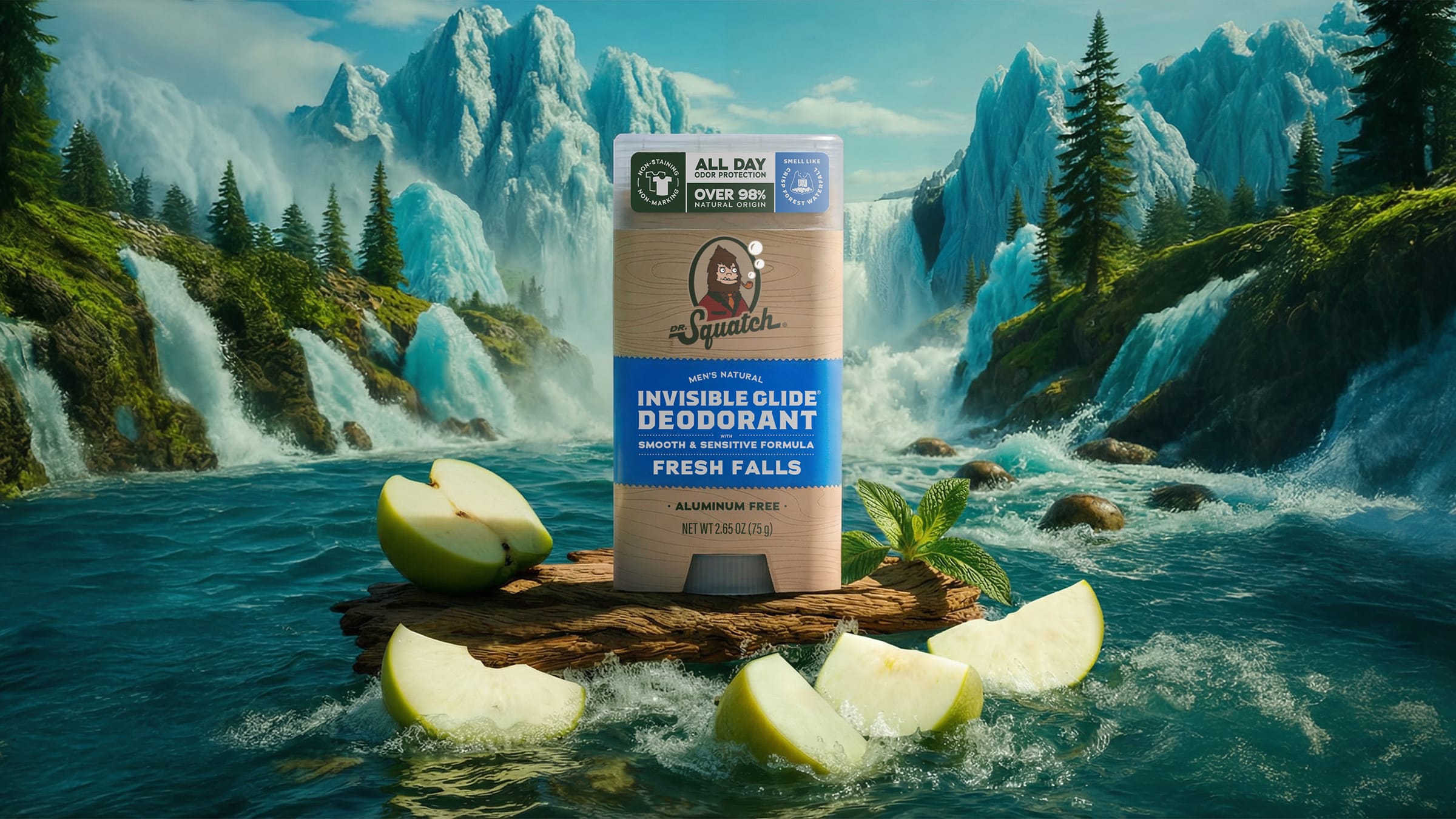 Fresh Falls Invisible Glide Deodorant - Make Every Shower Better