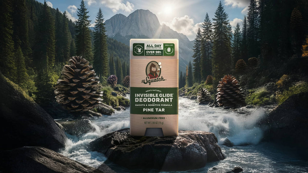 Pine Tar Invisible Glide Deodorant - Clean Up Then Head Out