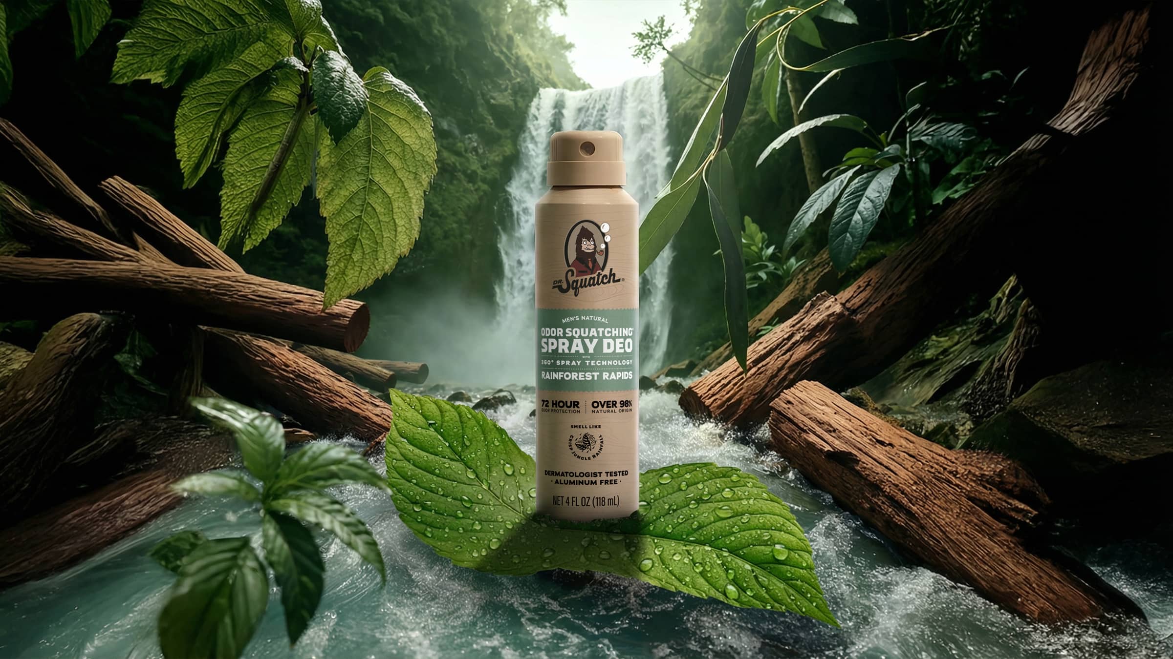 Rainforest Rapids Spray Deodorant - Good Morning Good Soap