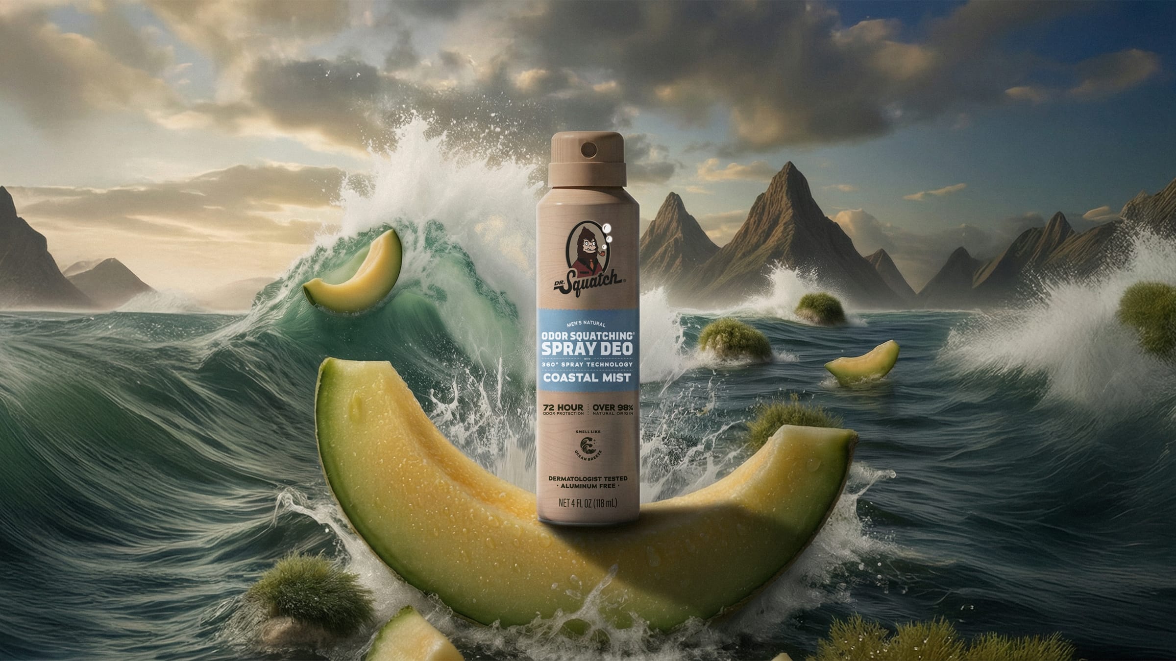 Coastal Mist Spray Deodorant - Fresh Soap That Works