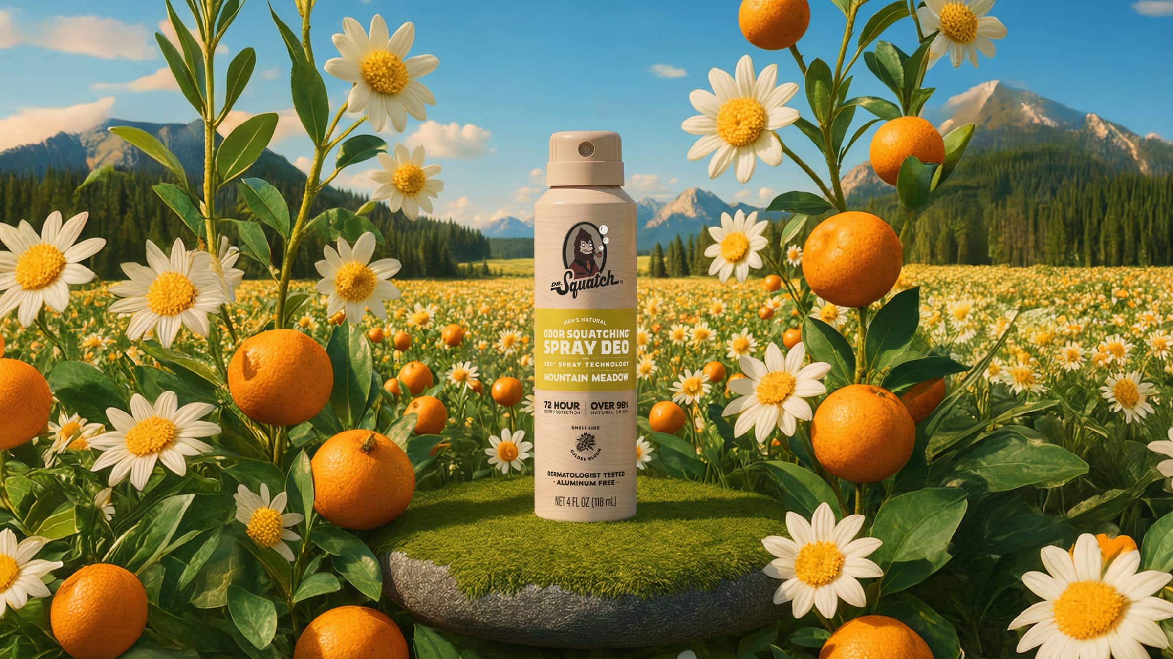 Mountain Meadow Spray Deodorant - Freshen Your Daily Routine