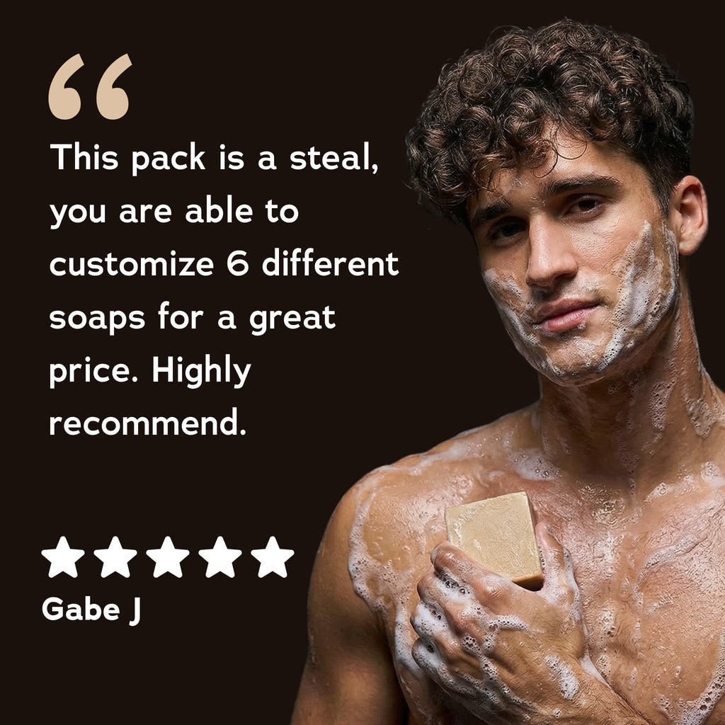 Exclusive: Bar Soap 6-Pack - Shower Like a Grown Man