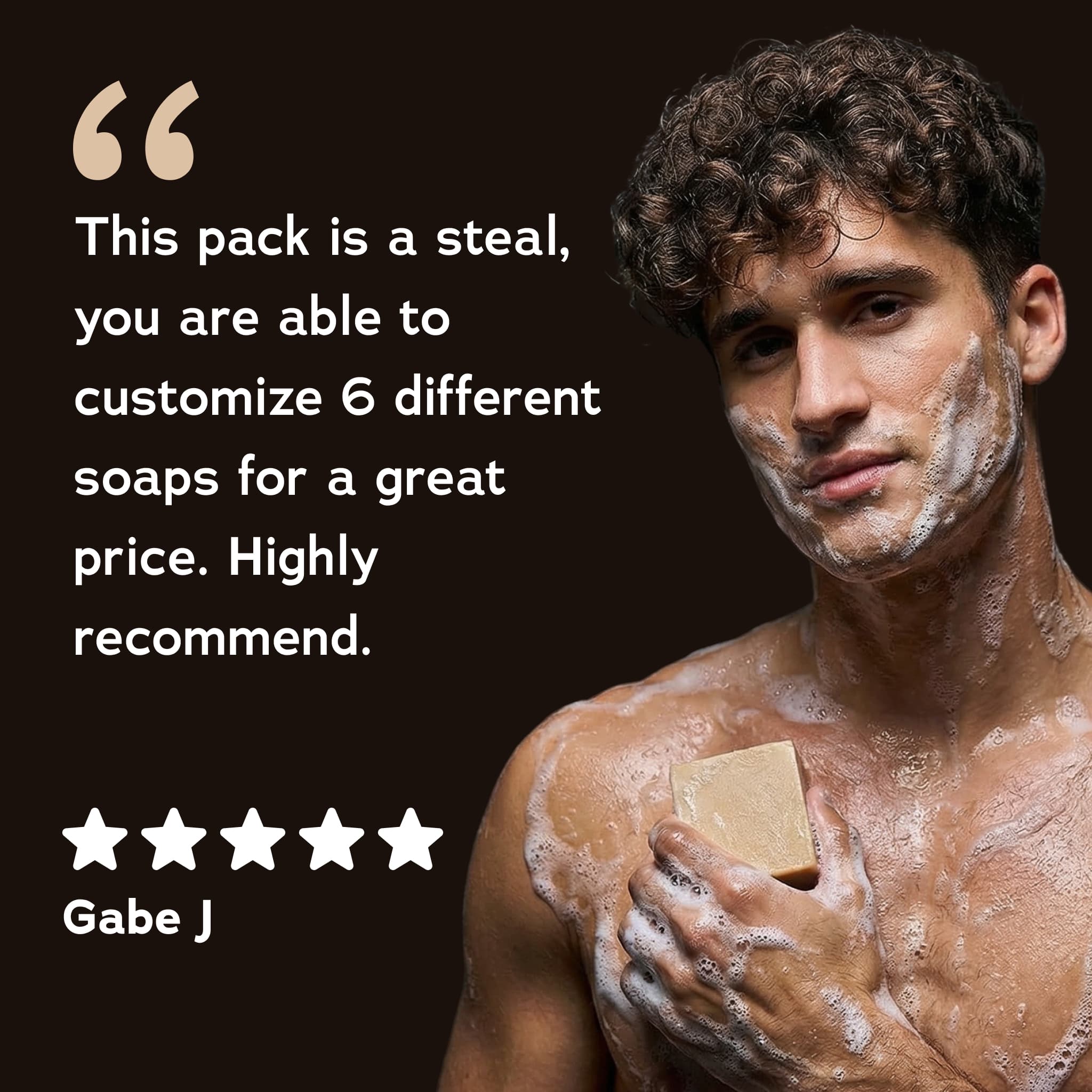 Exclusive: Bar Soap 6-Pack - Shower Like a Grown Man