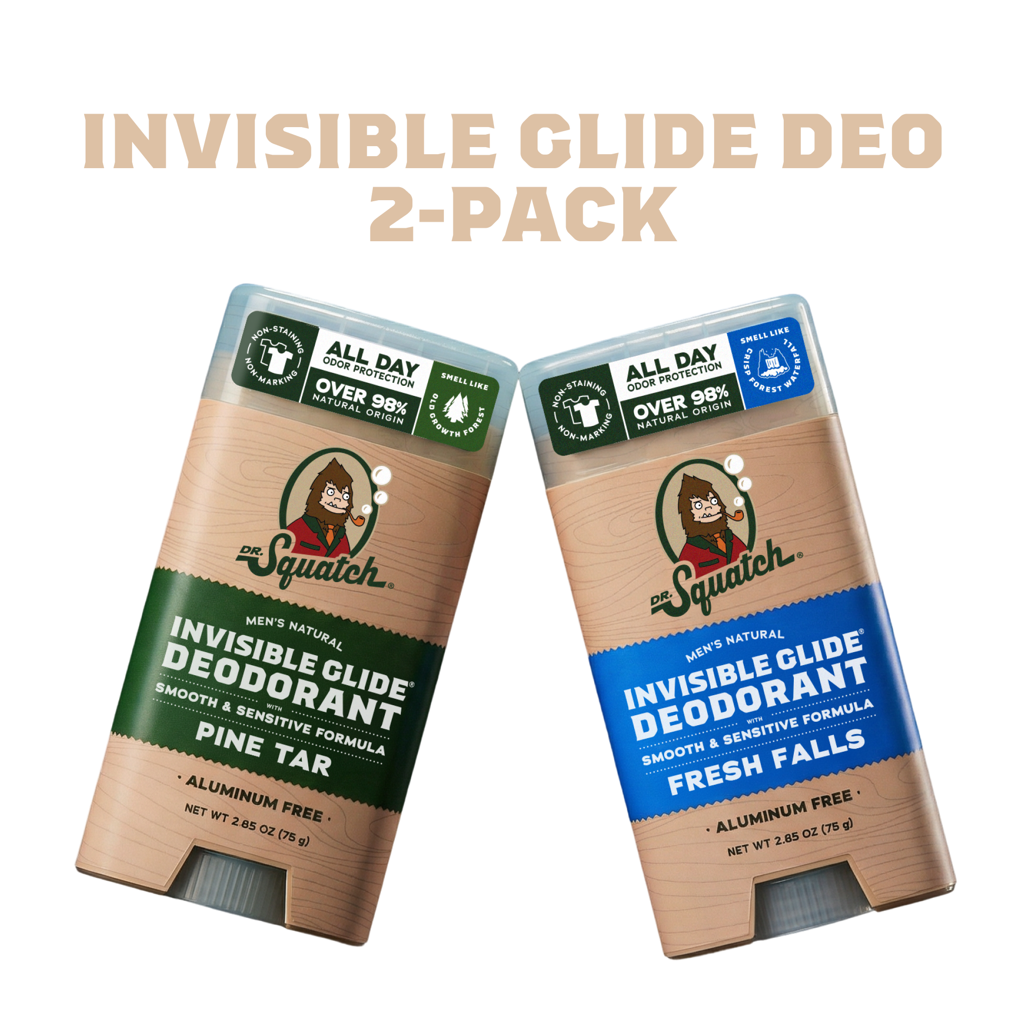 Exclusive: Invisible Glide Deodorant 2-Pack Trial - Smell Clean and Stay Sharp