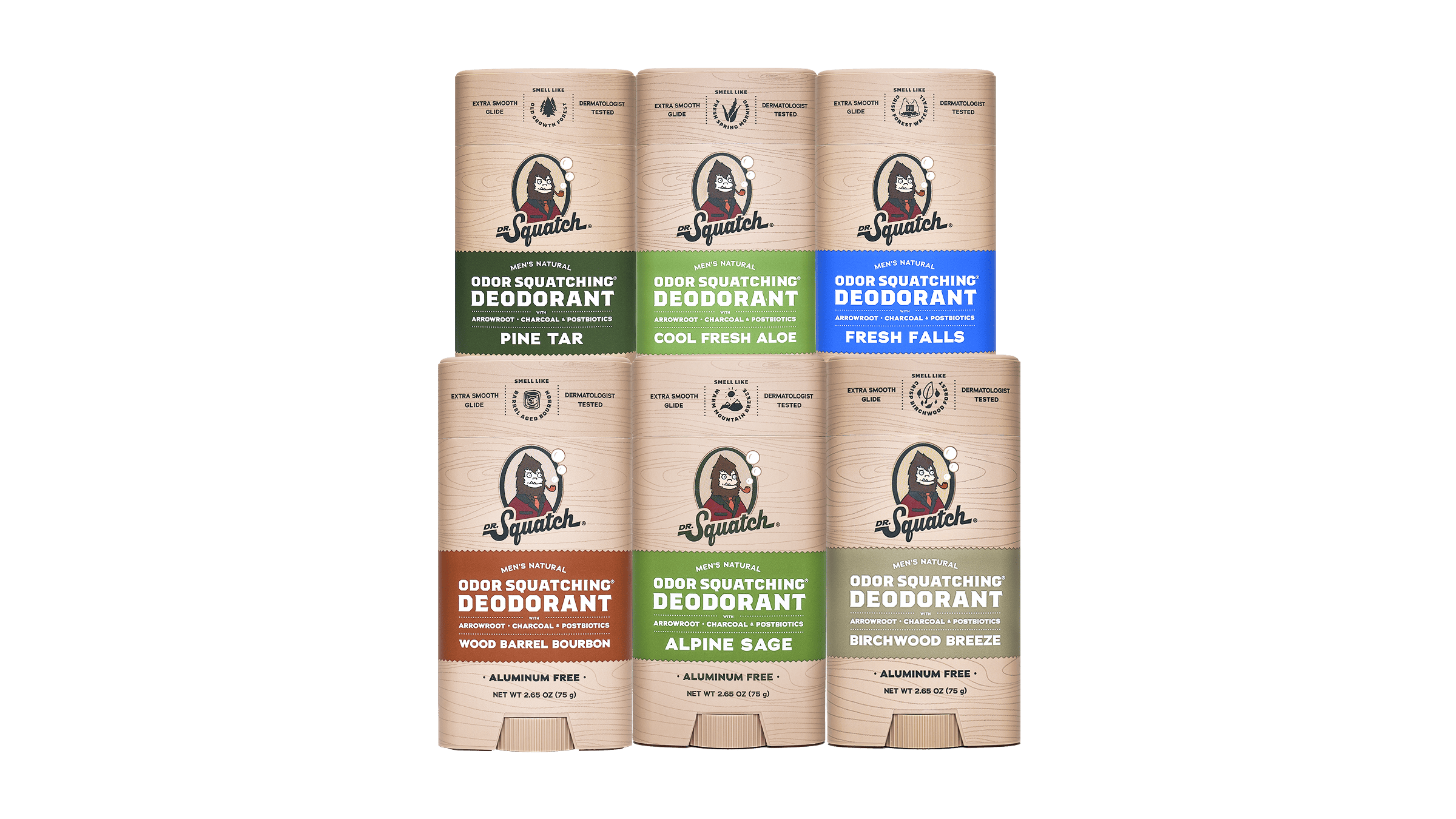 Deodorant 6-Pack - Soap That Feels Like Gear