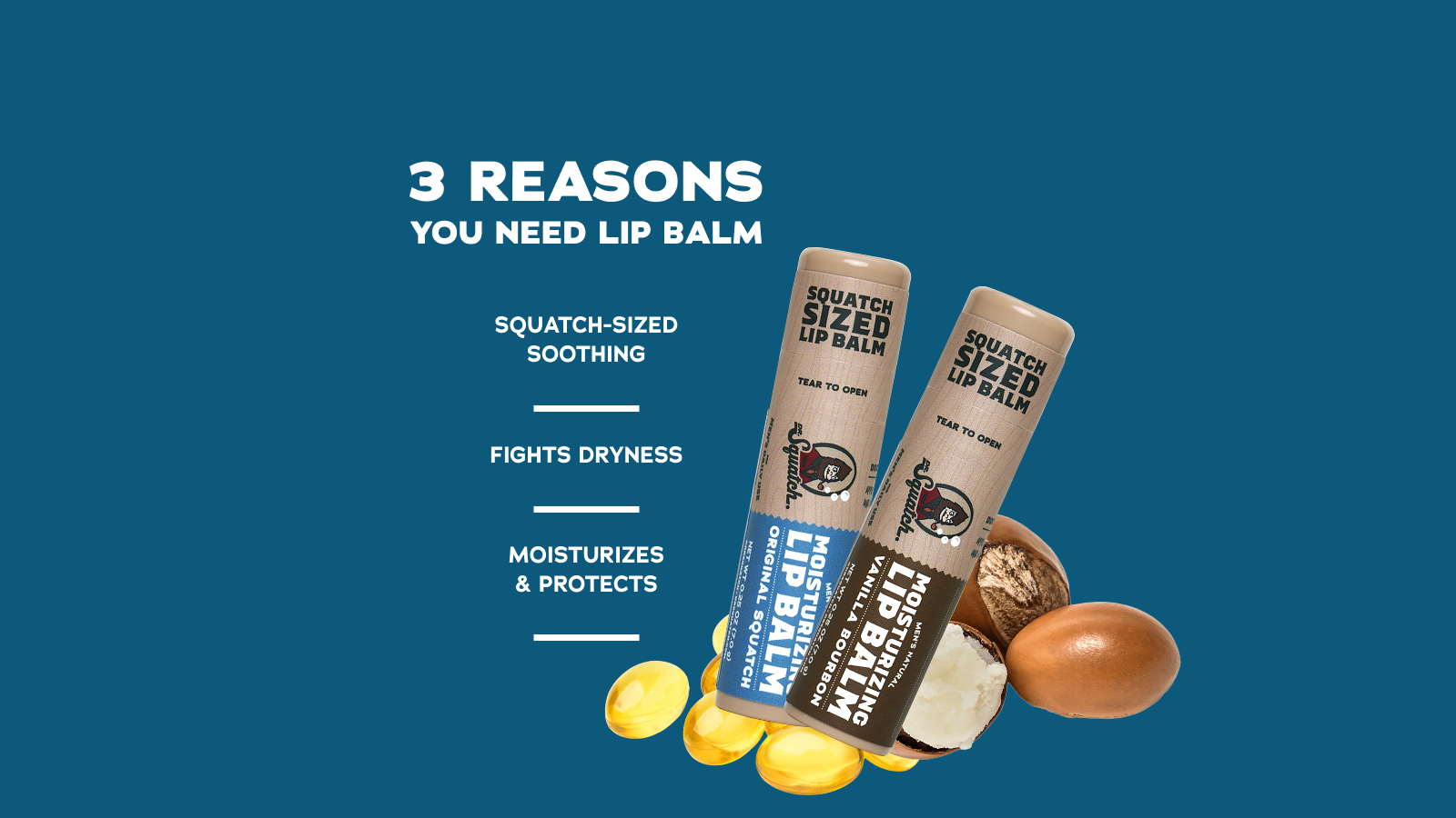 Lip Balm 4-Pack - Fresh Soap for Men