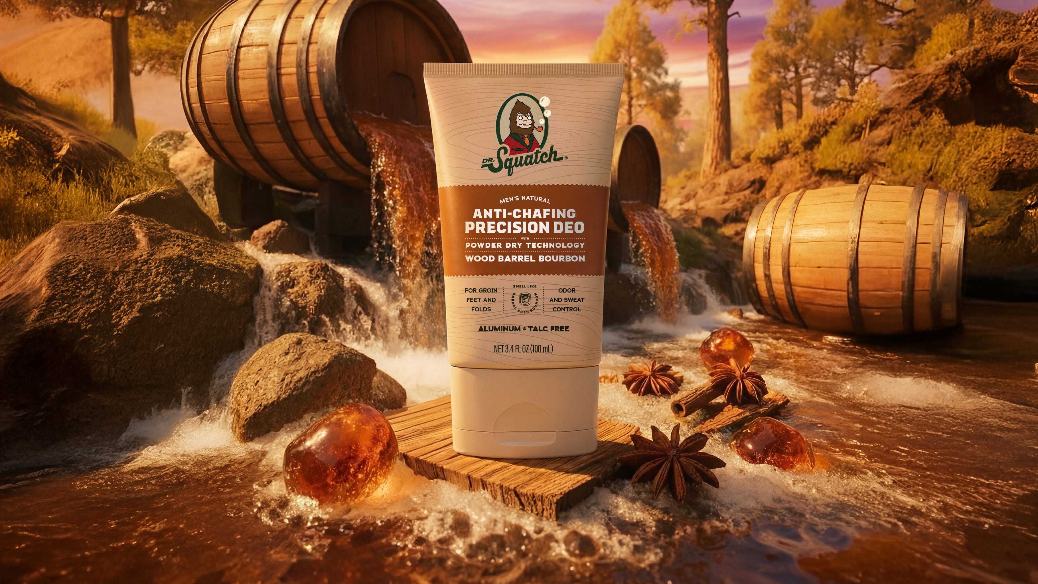 Wood Barrel Bourbon Precision Deo - Upgrade Your Soap Game