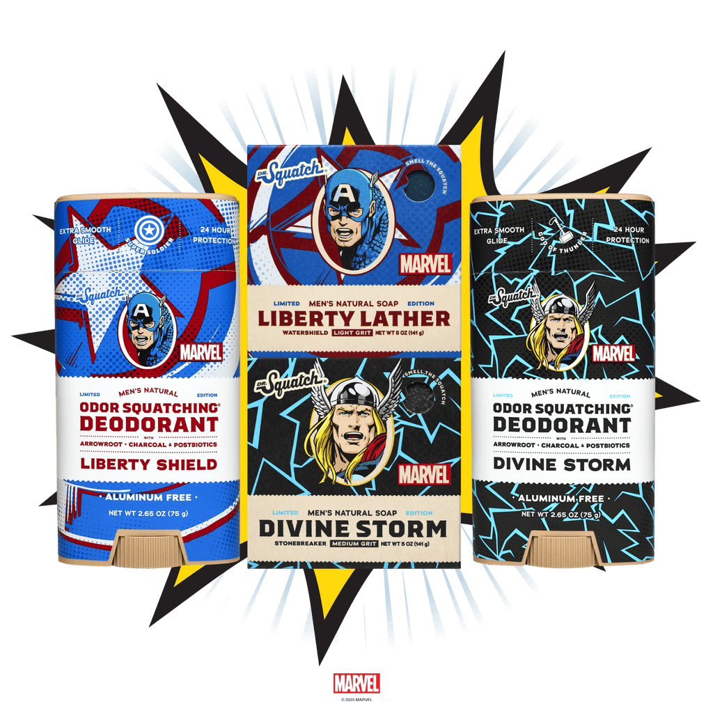 Avengers Soap & Deodorant Set - Smell Like Fresh Air