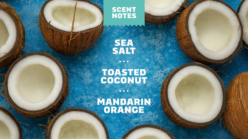 Coconut Castaway Invisible Glide Deodorant - Smell Fresh and Feel Sharp