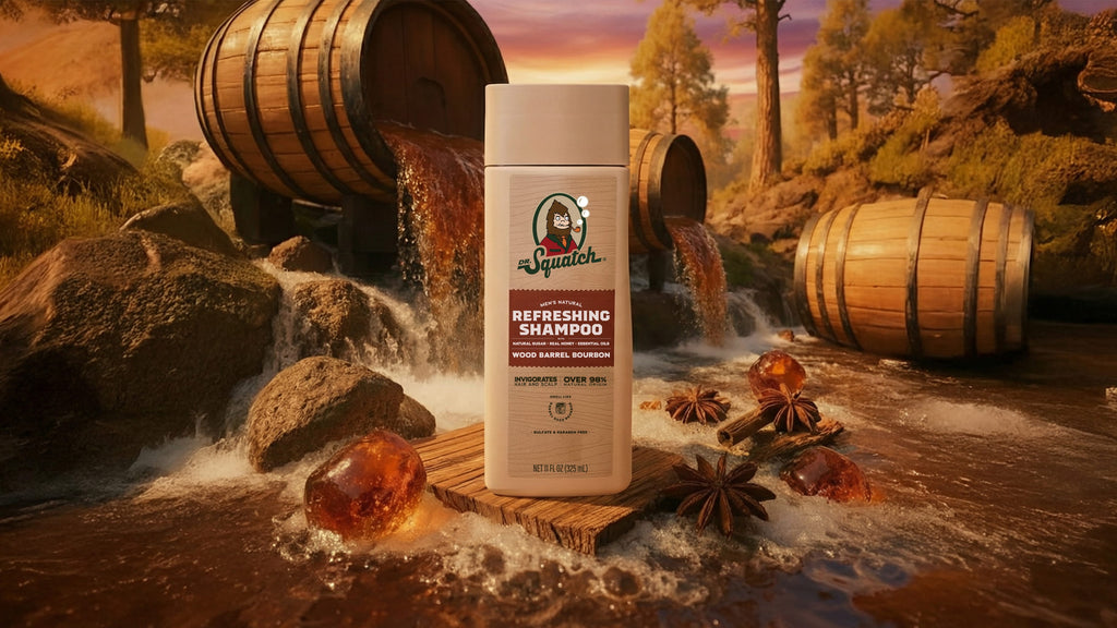 Wood Barrel Bourbon Shampoo - Clean Confidence Starts Here