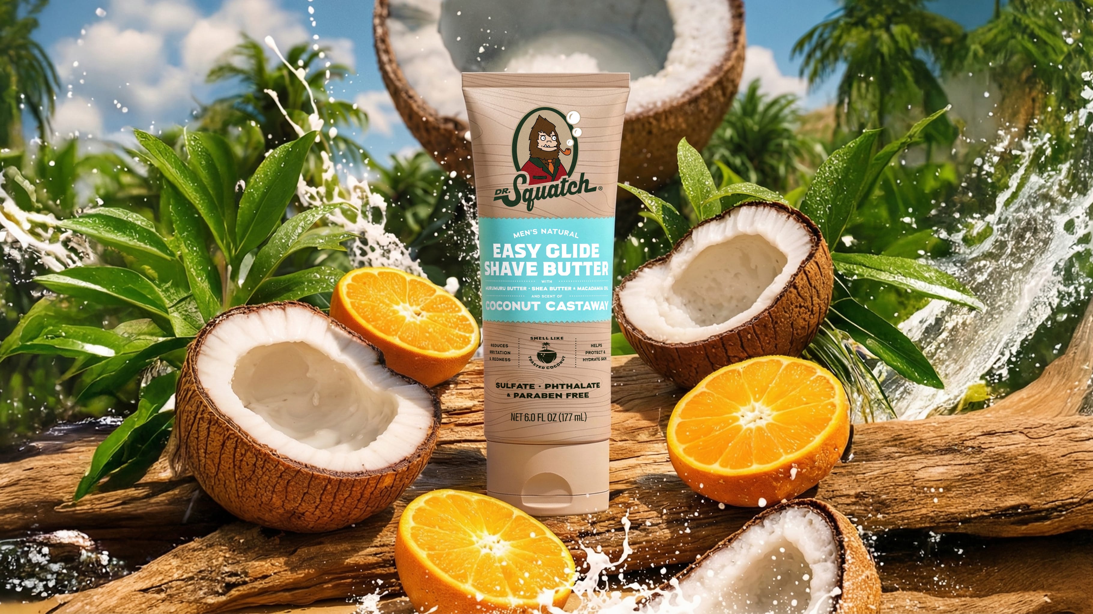 Easy Glide Shave Butter Coconut Castaway - Turn Sweat Into Fresh