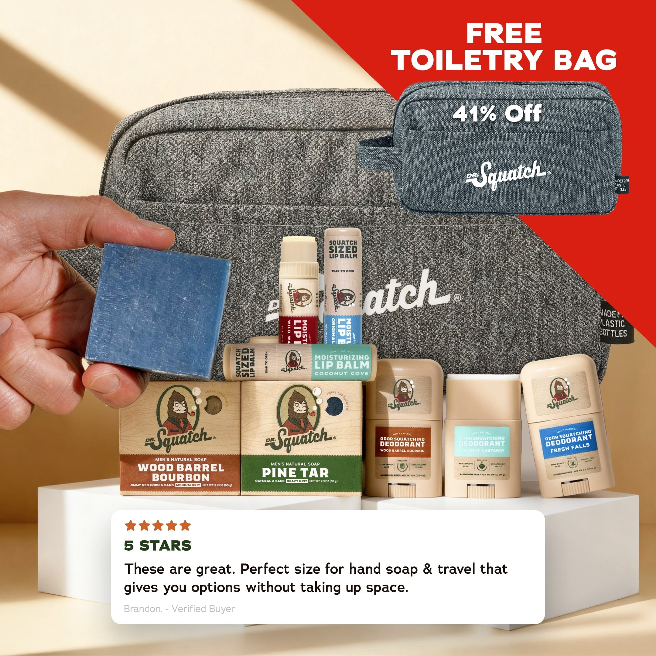 Carry On Trio - FREE Toiletry Bag - Built for Sweat and Grime