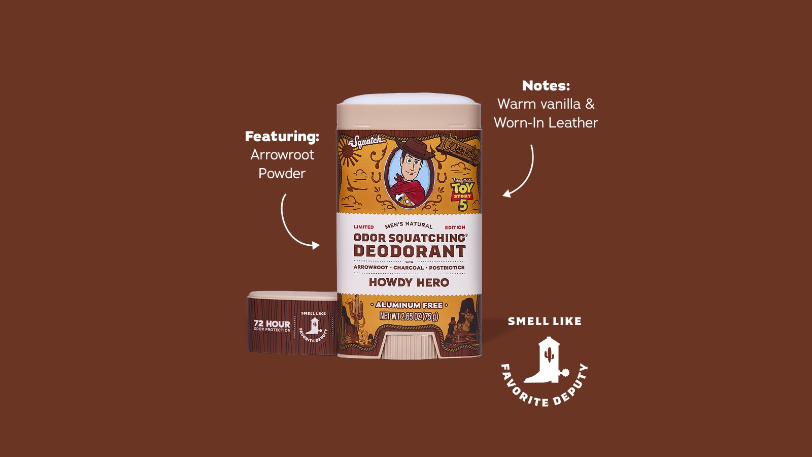 Howdy Hero Deodorant - Take Your Shower Higher