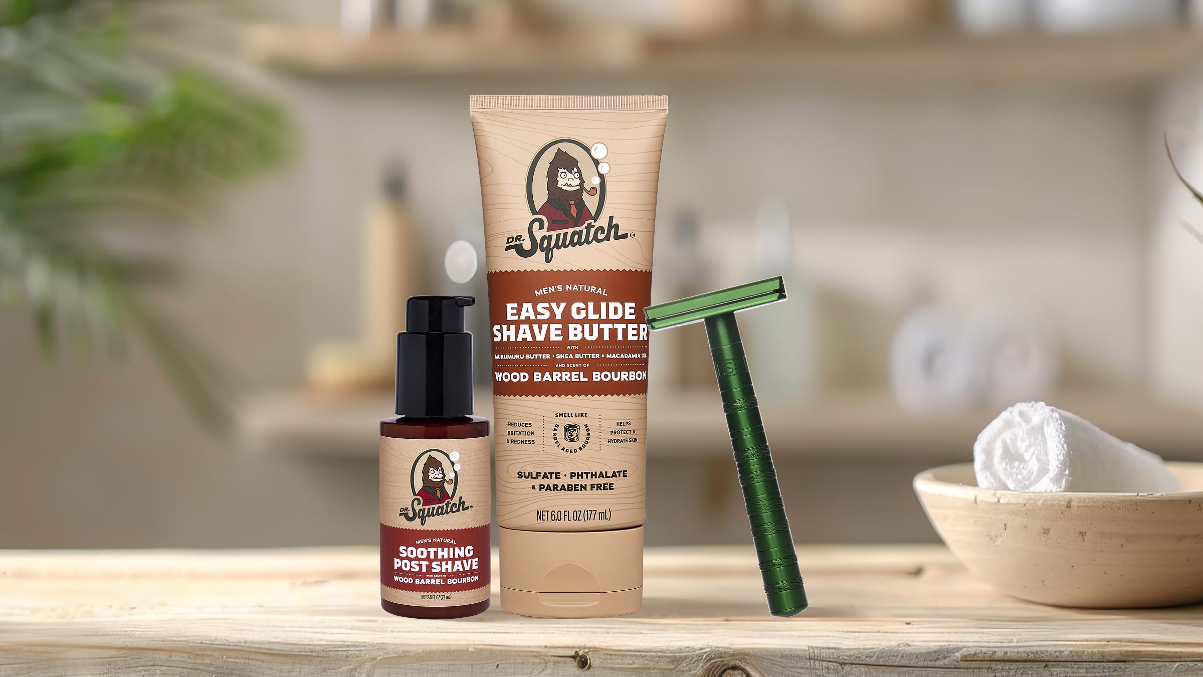 Wood Barrel Bourbon Glide Guy Bundle - Upgrade the Way You Wash