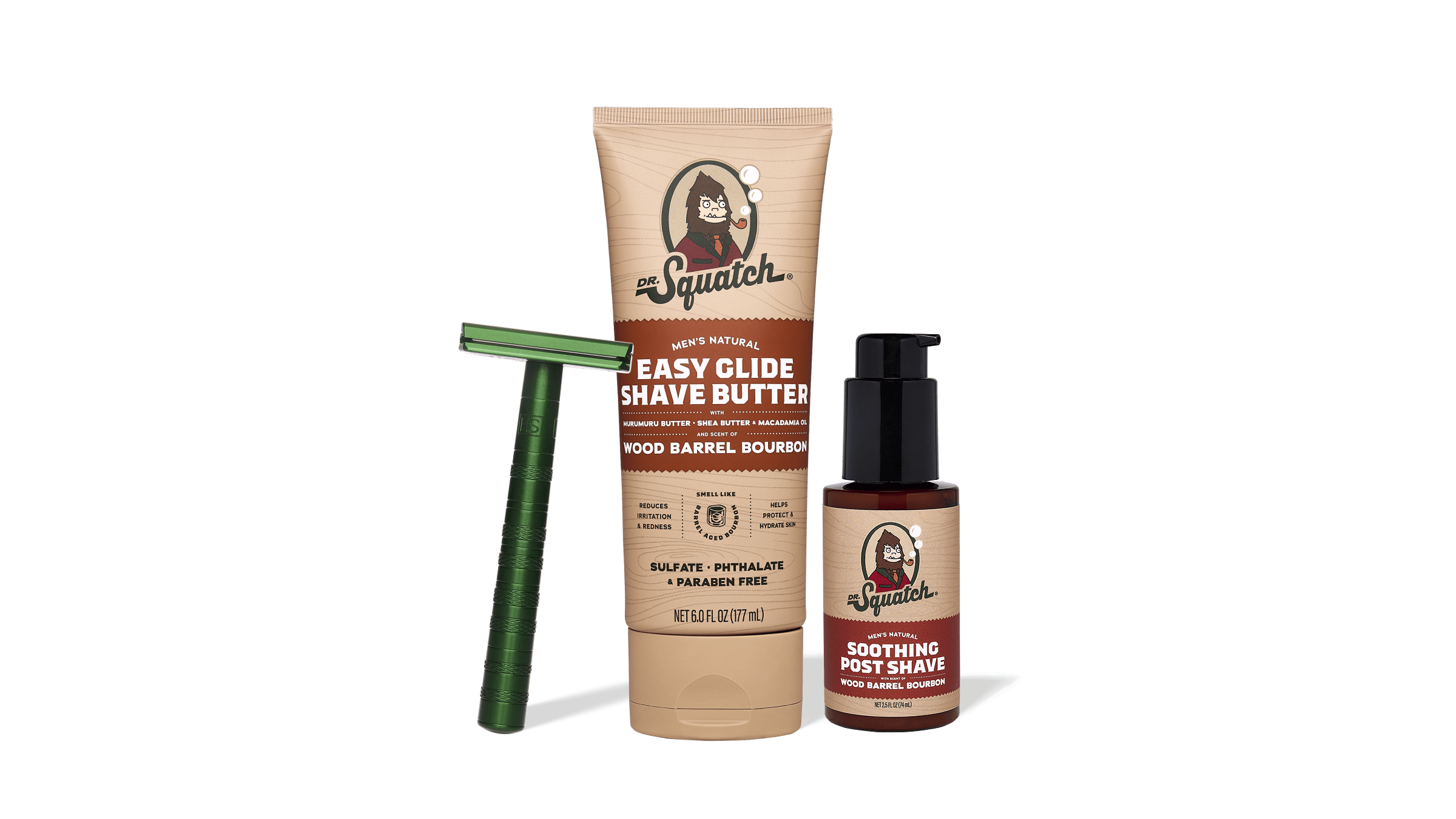Wood Barrel Bourbon Glide Guy Bundle - Upgrade the Way You Wash