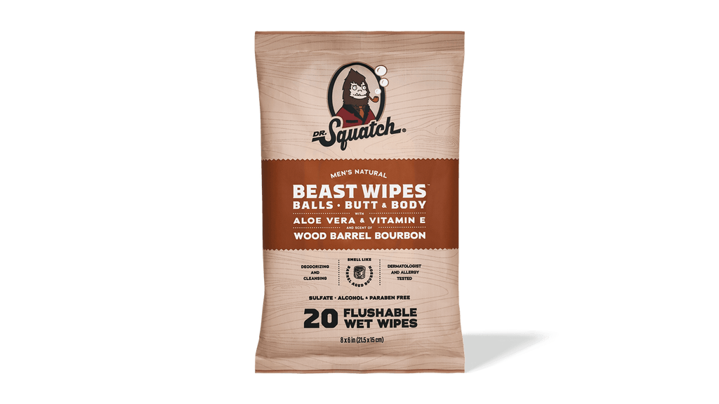 FREE Wood Barrel Bourbon Wipes - Give Your Shower Swagger
