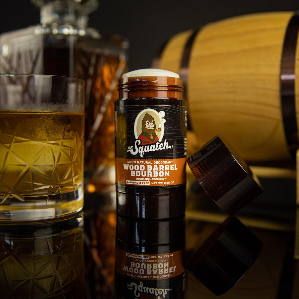 Essentials: Wood Barrel Bourbon Deodorant - Clean That Hits Different