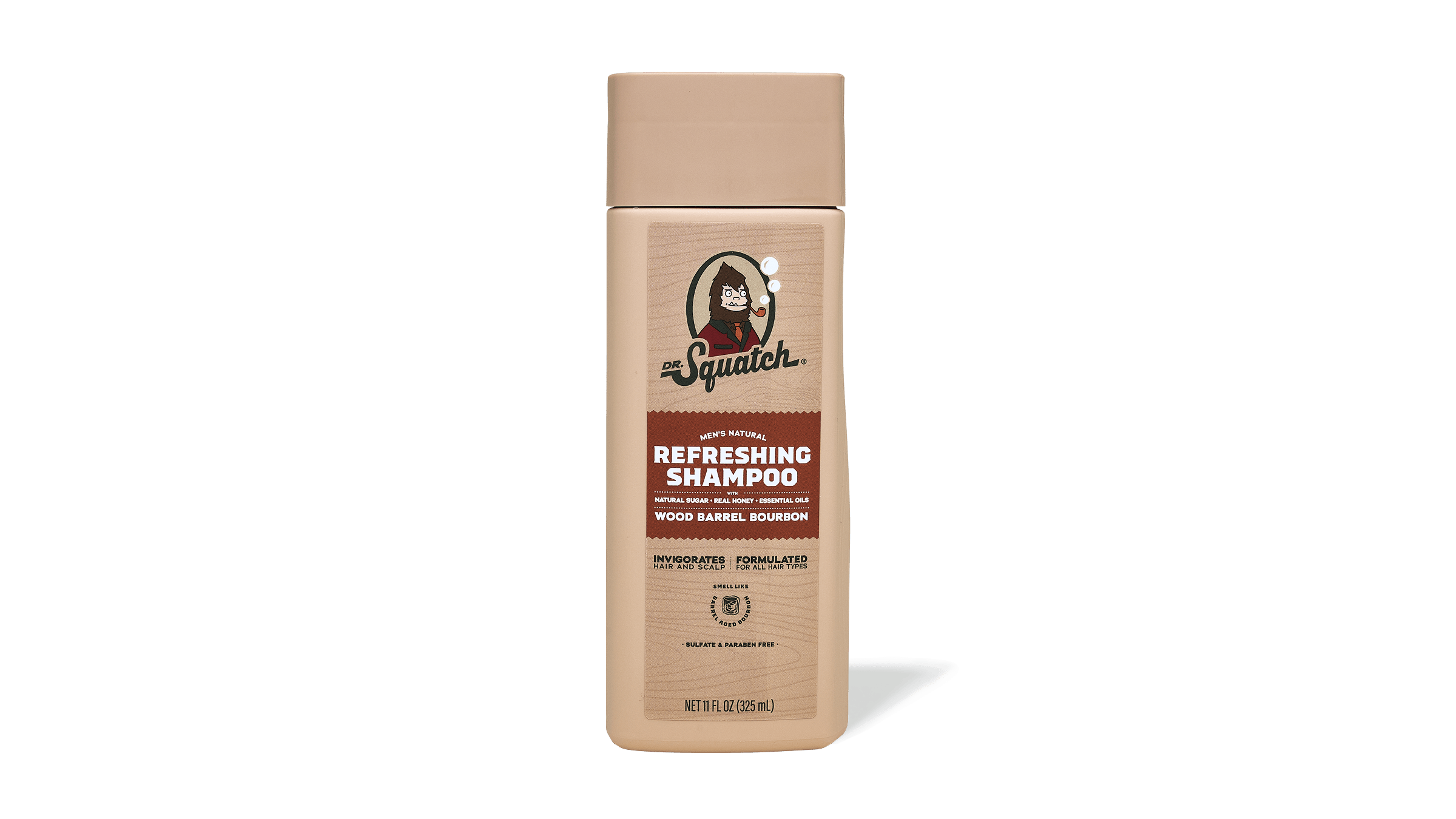 Wood Barrel Bourbon Shampoo - Clean Confidence Starts Here