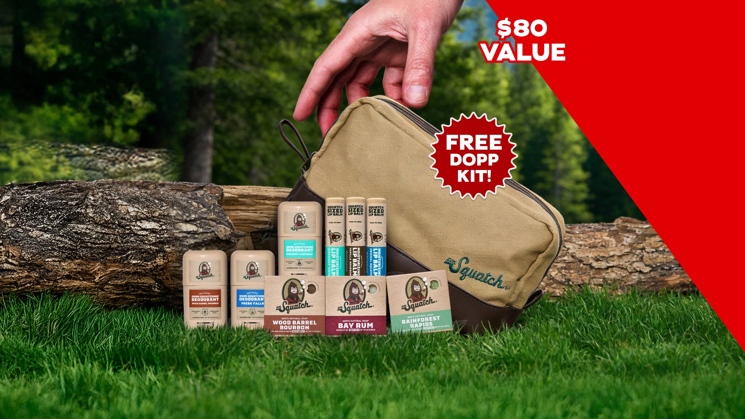Travel Trio + FREE Dopp Kit - Better Scents Better Showers