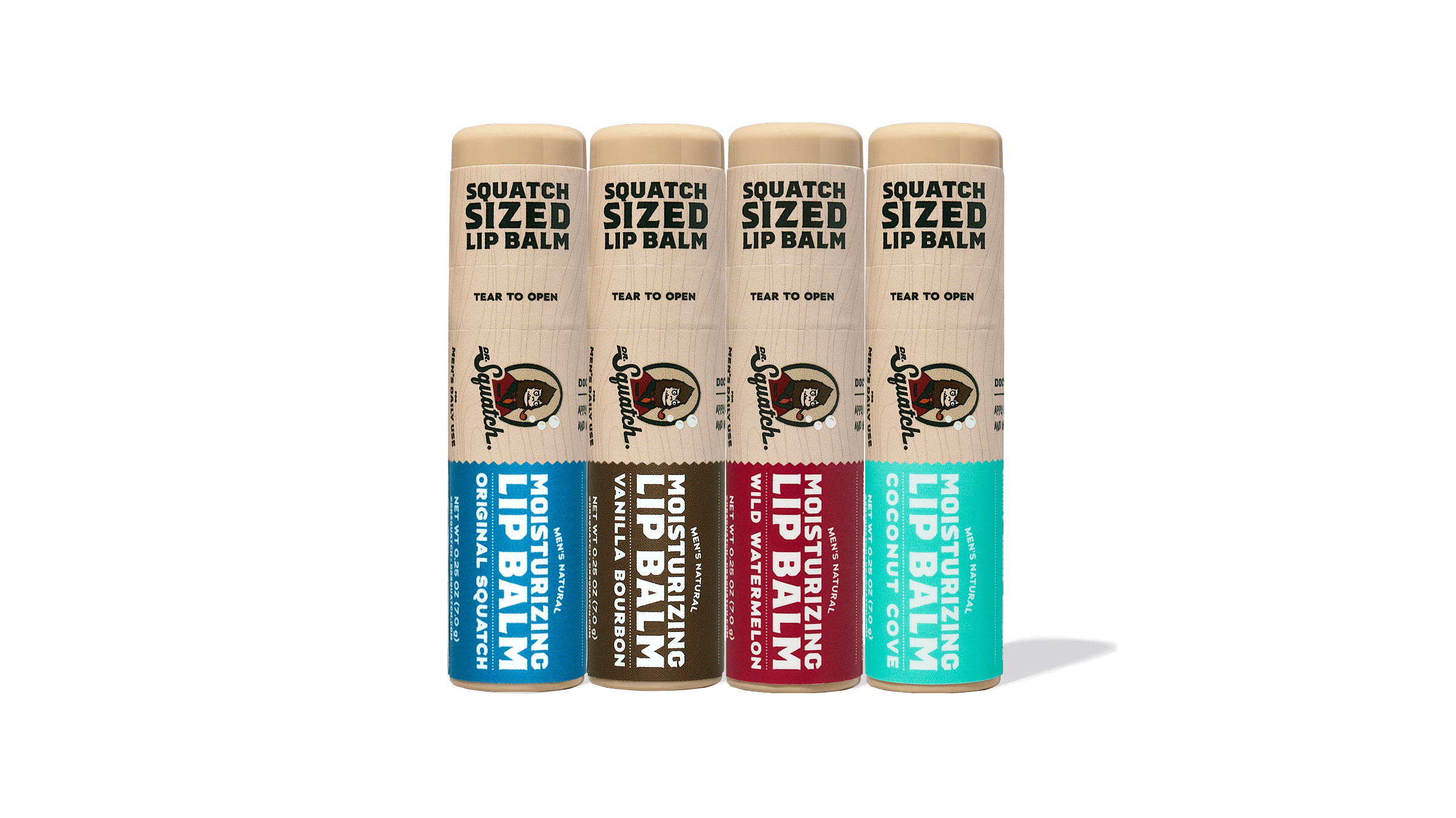 Lip Balm 4-Pack - All Clean With No Drama