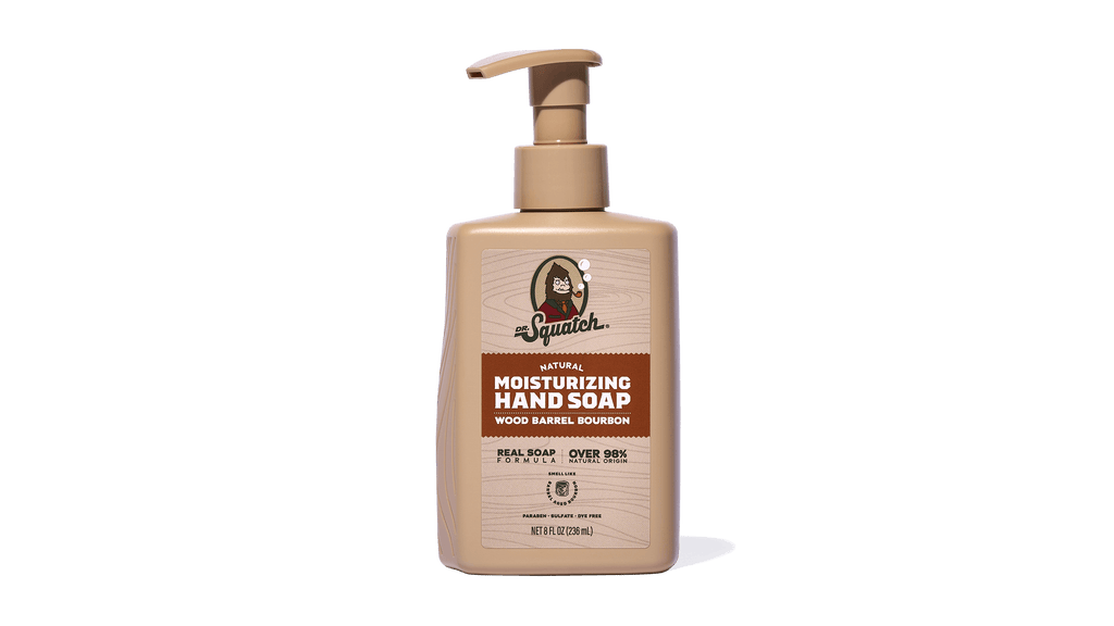 Wood Barrel Bourbon Hand Soap - Feel Clean and Smell Clean
